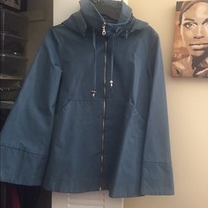 Light Blue Vertigo Paris Rain Coat